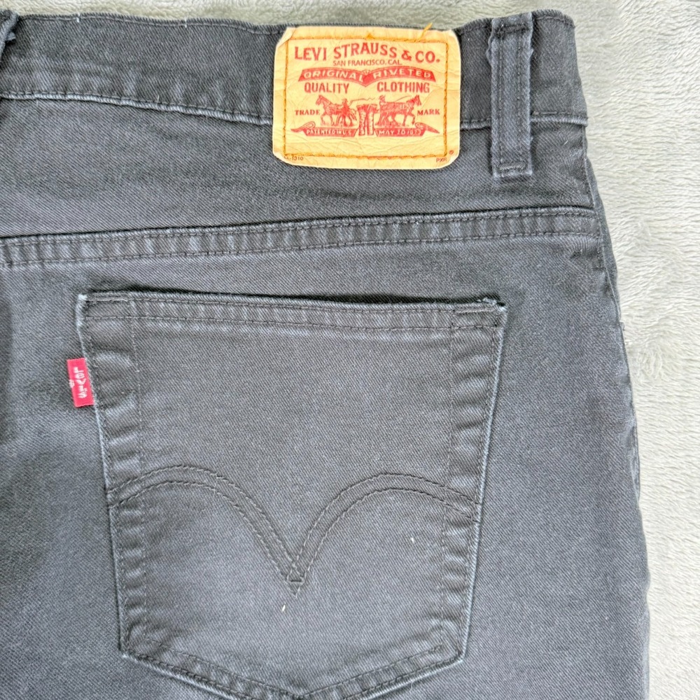 Levi Strauss 550 Relaxed Boot Cut Stretch Misses Size 16M Black